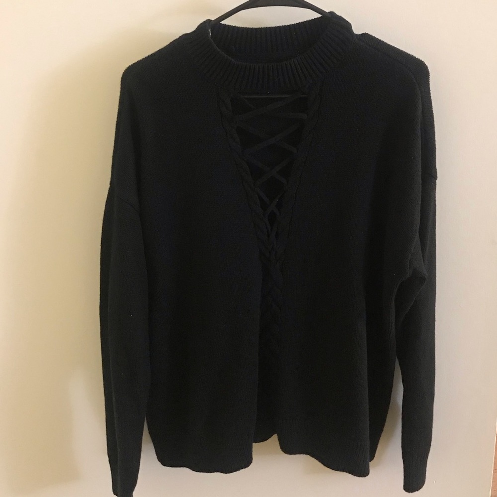 Open Chest Sweater